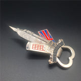 London England UK Fridge Magnet Bottle Opener Metal Craft