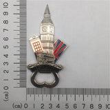 London England UK Fridge Magnet Bottle Opener Metal Craft