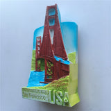 Golden Bridge San Francisco USA America Fridge Magnet 3D Resin