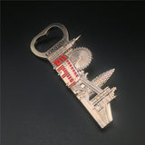 London England UK Fridge Magnet Bottle Opener Metal Craft