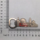 London England UK Fridge Magnet Bottle Opener Metal Craft