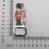 London England UK Fridge Magnet Bottle Opener Metal Craft