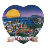 Malaga Spain Fridge Magnet 3D Resin