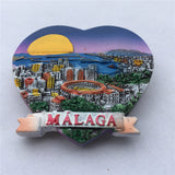 Malaga Spain Fridge Magnet 3D Resin