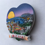 Malaga Spain Fridge Magnet 3D Resin