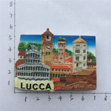 Lucca Italy Fridge Magnet 3D Resin