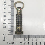 Pisa Italy Fridge Magnet Bottle Opener Metal Craft