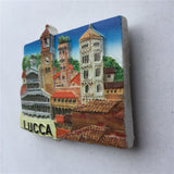 Lucca Italy Fridge Magnet 3D Resin