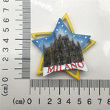 Milan Star Italy Fridge Magnet 3D Resin