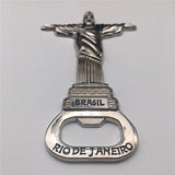 Rio Brazil Fridge Magnet Bottle Opener Metal Craft