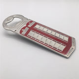 Red Telephone Box London England UK Fridge Magnet Bottle Opener Metal Craft