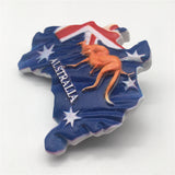 Map Australia Fridge Magnet 3D Resin