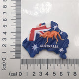 Map Australia Fridge Magnet 3D Resin