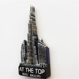 Burj Khalifa Tower Dubai UAE Fridge Magnet 3D Resin