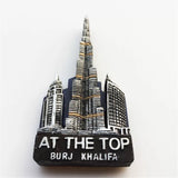 Burj Khalifa Tower Dubai UAE Fridge Magnet 3D Resin