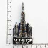 Burj Khalifa Tower Dubai UAE Fridge Magnet 3D Resin