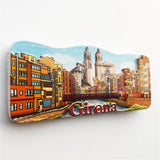 Girona Spain Fridge Magnet 3D Resin