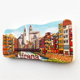 Girona Spain Fridge Magnet 3D Resin