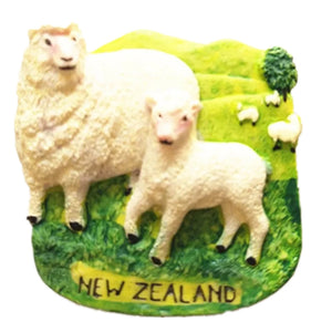 Sheep New Zealand Fridge Magnet 3D Resin