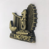 Singapore Fridge Magnet Metal Craft