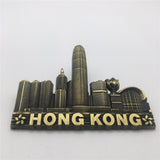 Hong Kong China Fridge Magnet Metal Craft