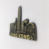 Hong Kong China Fridge Magnet Metal Craft