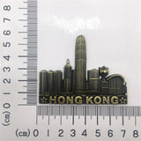 Hong Kong China Fridge Magnet Metal Craft