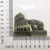 Colosseum Rome Italy Fridge Magnet Metal Craft