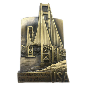 Golden Bridge San Francisco USA America Fridge Magnet Metal Craft