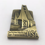 Golden Bridge San Francisco USA America Fridge Magnet Metal Craft