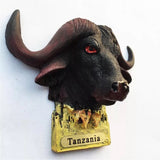 Bison Tanzania Fridge Magnet 3D Resin