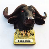 Bison Tanzania Fridge Magnet 3D Resin