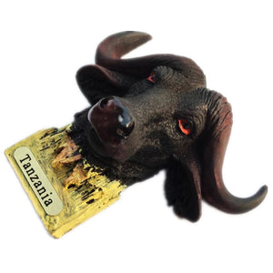 Bison Tanzania Fridge Magnet 3D Resin