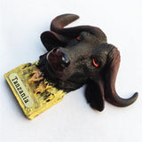 Bison Tanzania Fridge Magnet 3D Resin