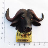 Bison Kenya Magnet 3D Resin