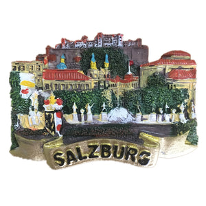 Salzburg Austria Fridge Magnet 3D Resin