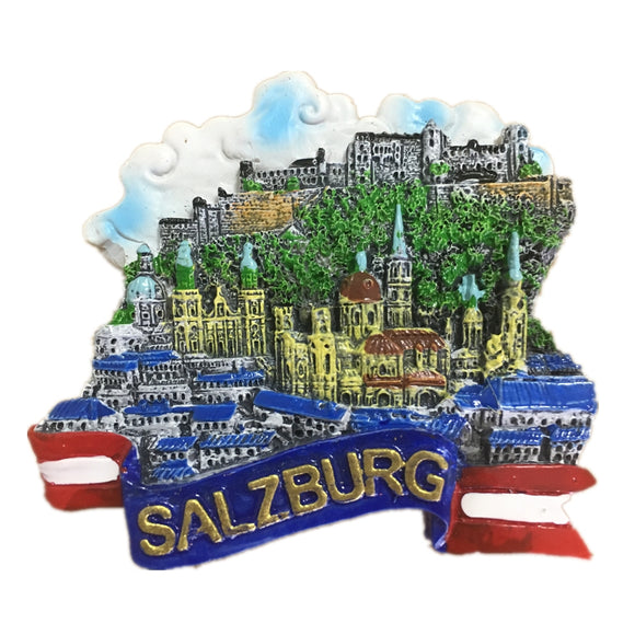 Salzburg Austria Fridge Magnet 3D Resin