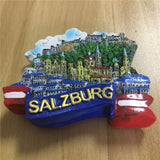 Salzburg Austria Fridge Magnet 3D Resin