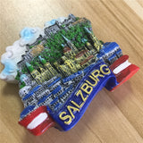 Salzburg Austria Fridge Magnet 3D Resin