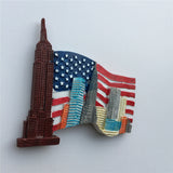 New York USA America Fridge Magnet 3D Resin