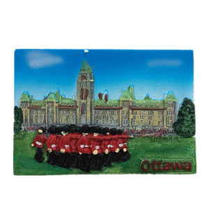 Magnete Frigorifero 3D Ottawa Canada - Souvenir Turistico In Resina, Decorazione Casa E Cucina