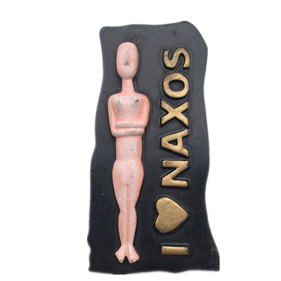 Naxos Greece Fridge Magnet 3D Resin