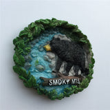 Smoky Mountains USA America Fridge Magnet 3D Resin