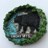 Smoky Mountains USA America Fridge Magnet 3D Resin