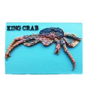 King Crab Australia Fridge Magnet 3D Resin