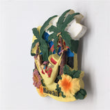 Hawaii USA America Fridge Magnet 3D Resin