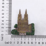 Cologne Cathedral Germany Fridge Magnet 3D Resin