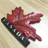 Maple Leaf Canada Fridge Magnet 3D Resin