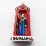 Amalienborg Slot Copenhagen Denmark Fridge Magnet 3D Resin