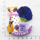 Provence France Fridge Magnet 3D Resin